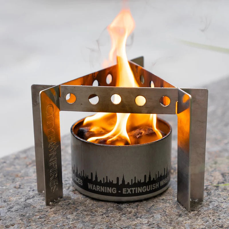 City Bonfires Portable Camp Stove / Stand Combo